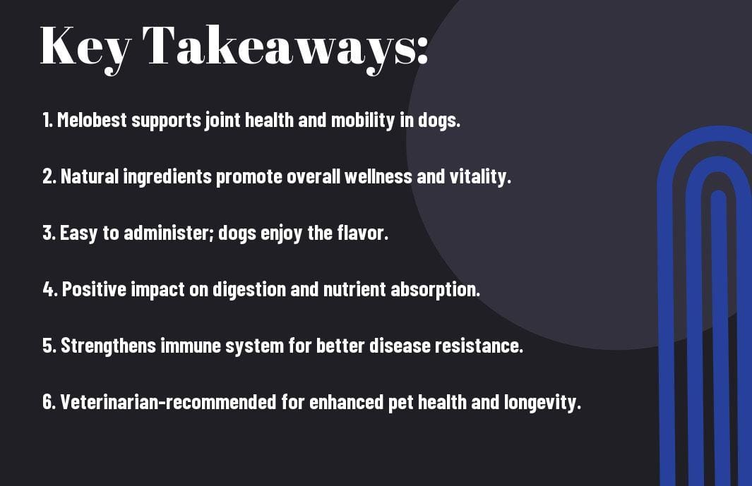 Key takeaway on Melobest Tablets