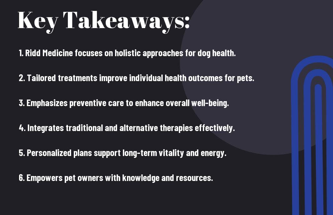 Can Ridd Medicine Revolutionize Your Dog’s Health Journey