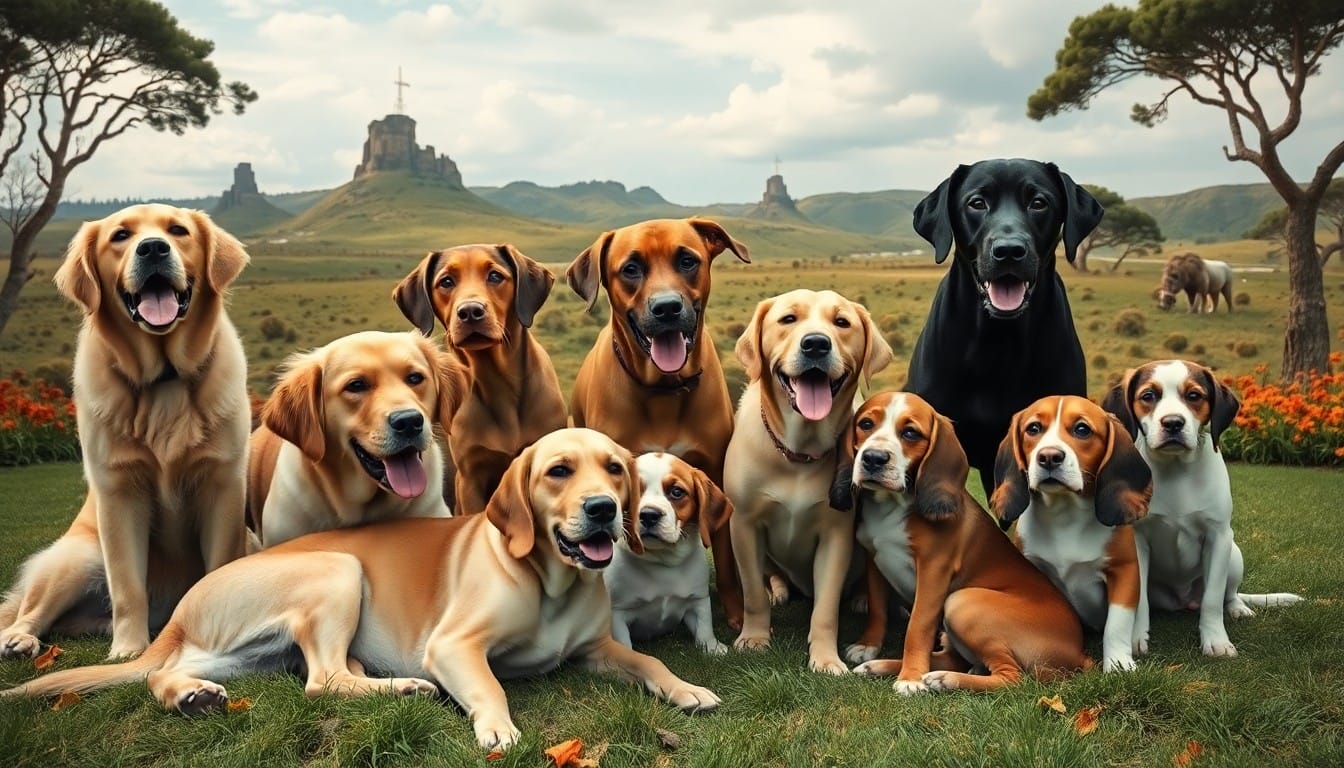 Amicable dogs